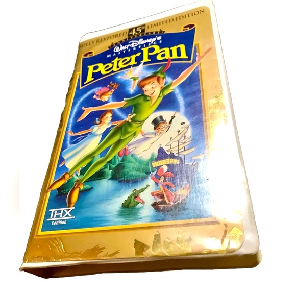 Rare Collector Disney Peter Pan (VHS, 1998, 45th Anniversary Limited Edition) - Picture 1 of 9
